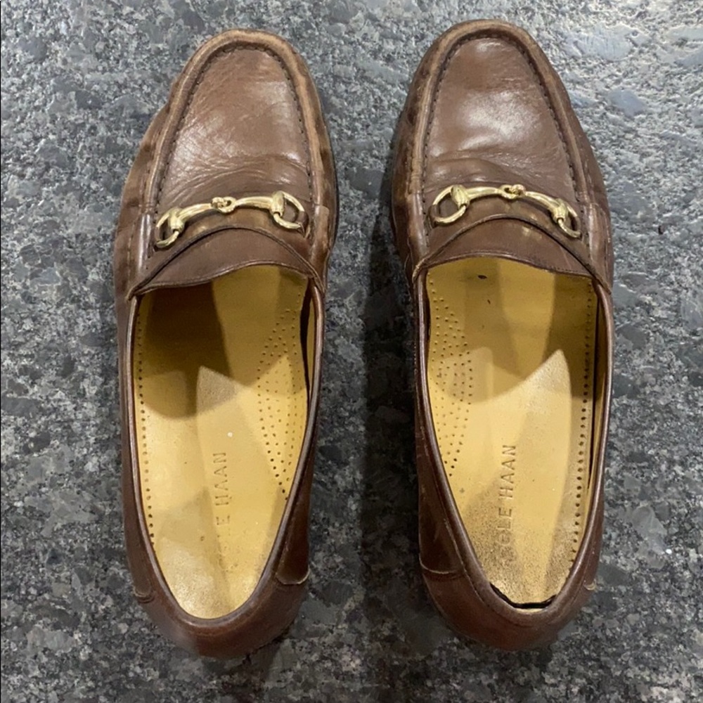 Men’s Cole Haan Dark Brown Penny Loafers!